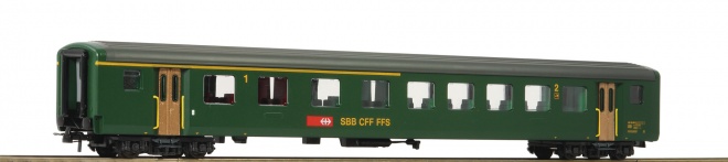 Passenger car type EW II 1st/2nd class<br /><a href='images/pictures/Roco/Roco-74570.jpg' target='_blank'>Full size image</a>
